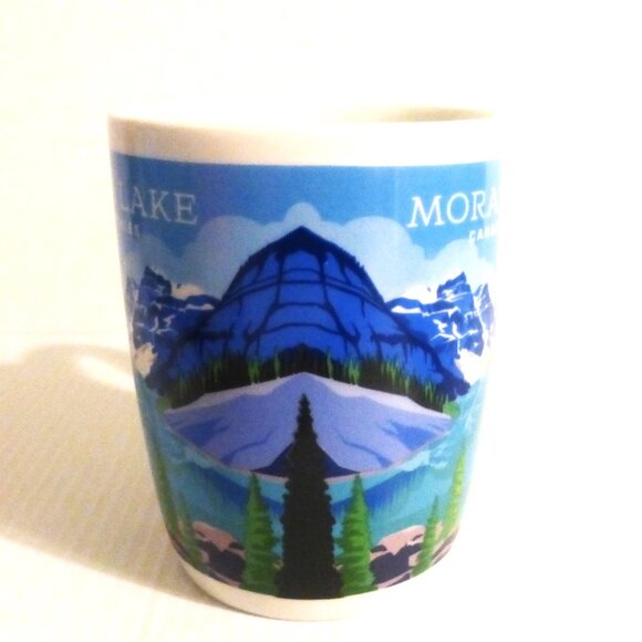 bsm 4x MORAINE LAKE Coffee MUGS Coffee Mug Banff Mountains Glacier Lake Louise - Picture 7 of 11